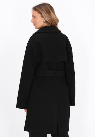 Manteau mi-saison faina en noir