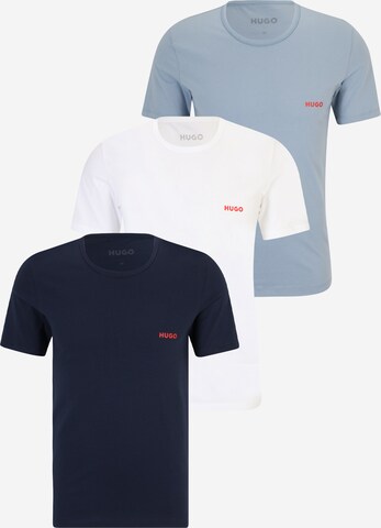 T-Shirt HUGO en bleu : devant