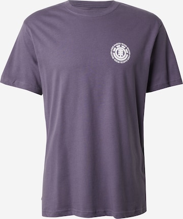 ELEMENT T-Shirt in Lila: Vorderseite