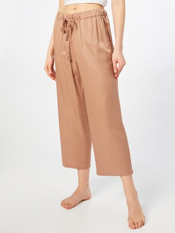 ESPRIT Pajama Pants in Beige: front