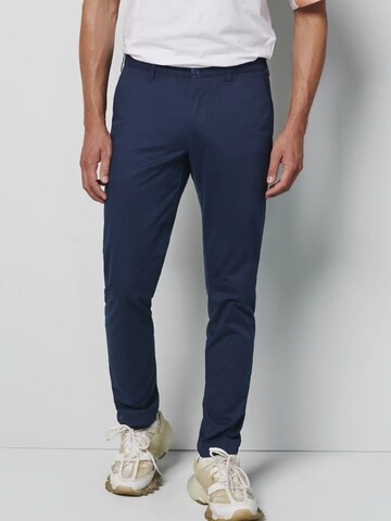 Regular Pantalon chino MEYER en bleu : devant