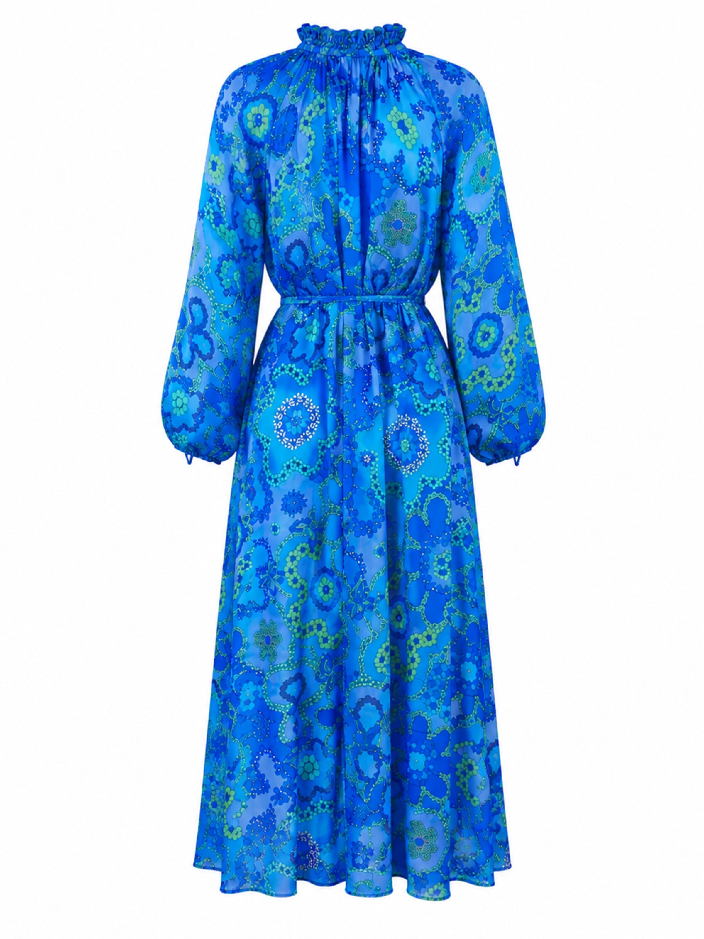 Robe d’été 'Alegria Kaftan Maxi Dress' Introvertie VIENNA en bleu