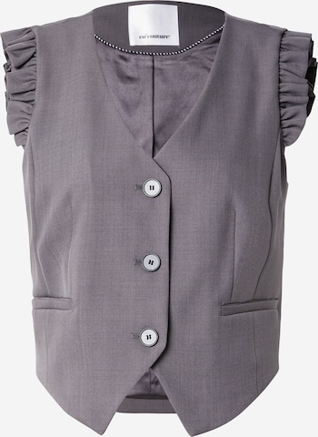 Vestă de costum de la co'couture pe gri: față
