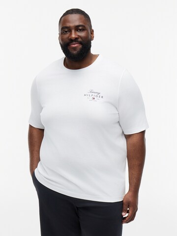 Tommy Hilfiger Big & Tall Shirt in Wit: voorkant