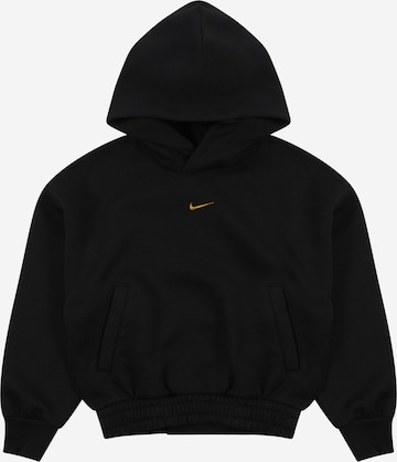 NIKE Sportsweatshirt in Schwarz: predná strana