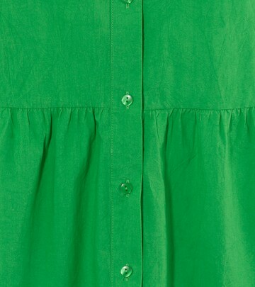 Aniston Shirt Dress in Green