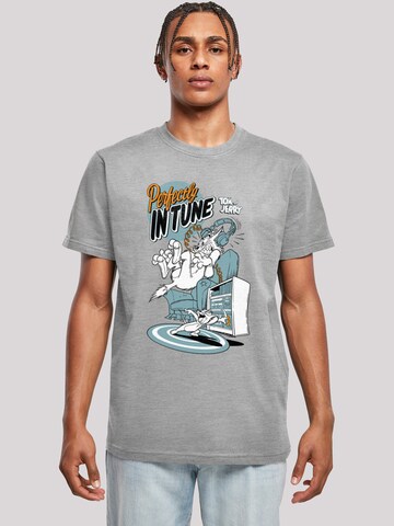 T-Shirt 'Tom und Jerry Perfectly In Tune' F4NT4STIC en gris : devant