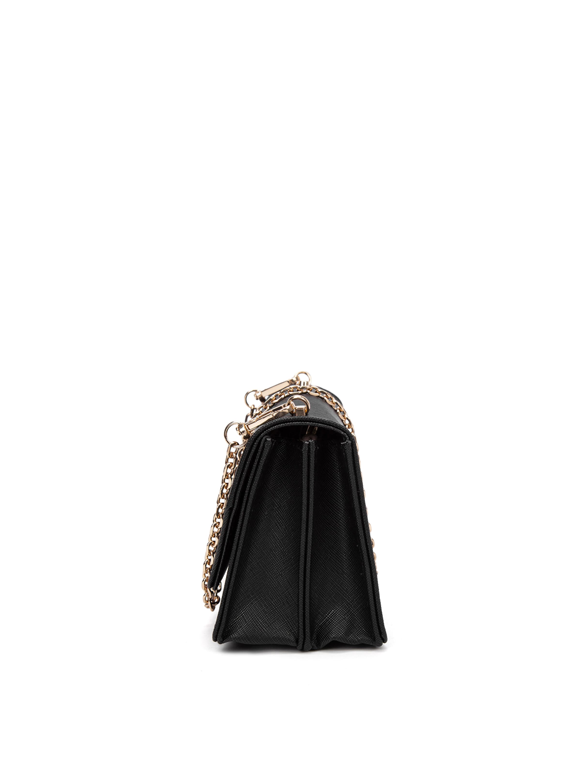 Borsa a tracolla 'Borsa a Tracolla Donna Diana&Co Poliestere Bottone Magnetico Tracolla Catena Rimovibile' di Diana&Co. in nero