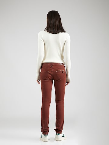 FREEMAN T. PORTER Slimfit Jeans 'Alexa' in Bruin