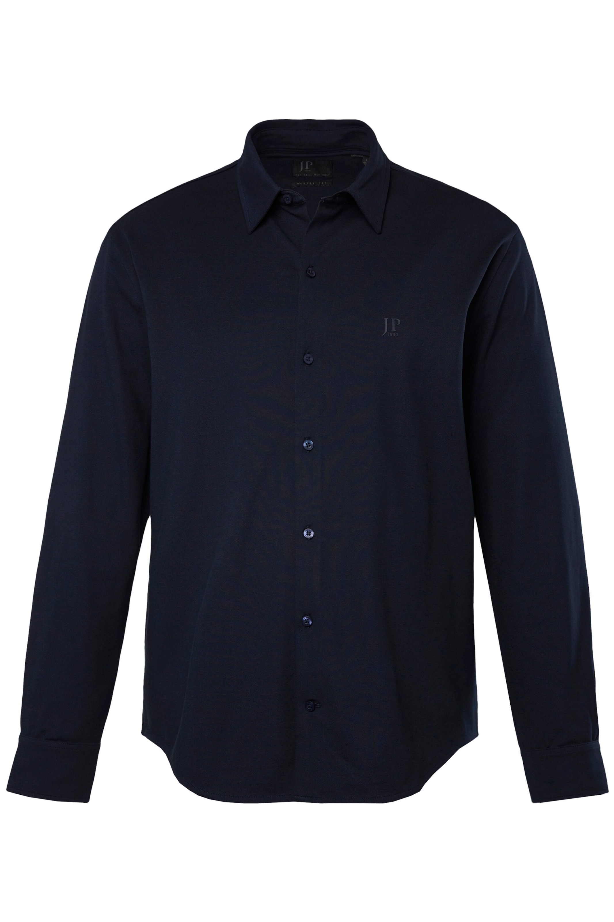 JP1880 Regular fit Overhemd in Blauw: voorkant