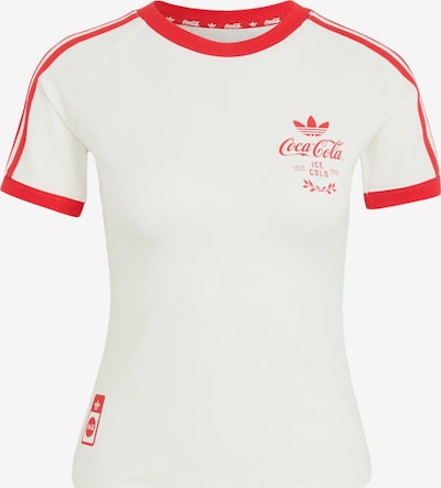 ADIDAS ORIGINALS Majica 'ADIDAS X COCA-COLA 3-STRIPES' veličine XXS u crvena / bijela, Pregled proizvoda