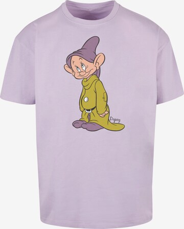 F4NT4STIC Shirt 'Disney Classic Dopey' in Lila: voorkant