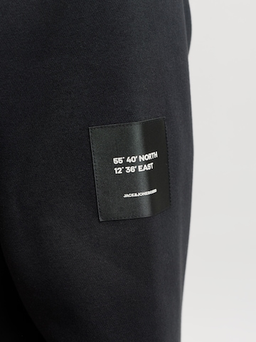 Jack & Jones Plus Sweatshirt 'JJCLEVELAND' i sort