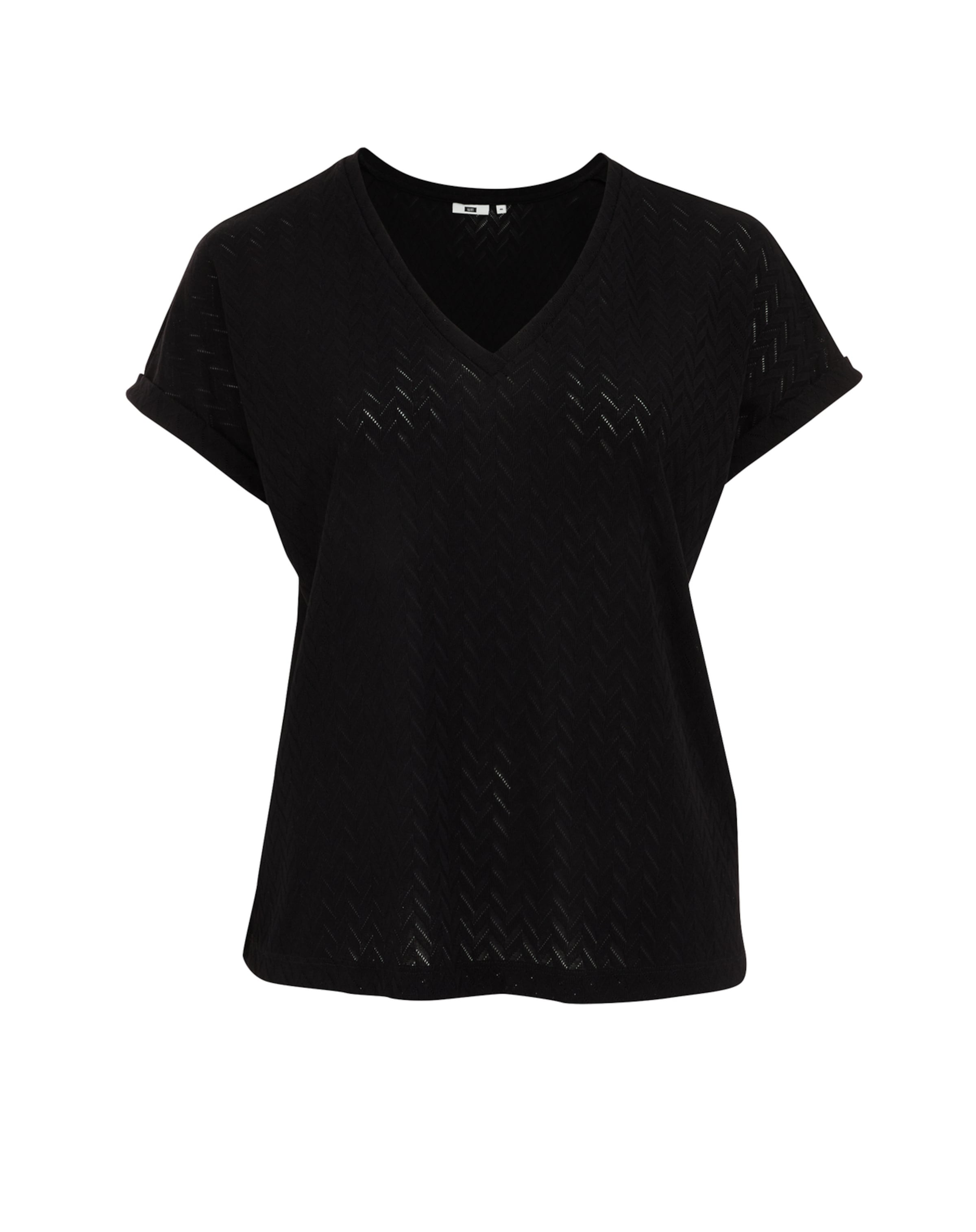 WE Fashion Tričko – černá: přední strana