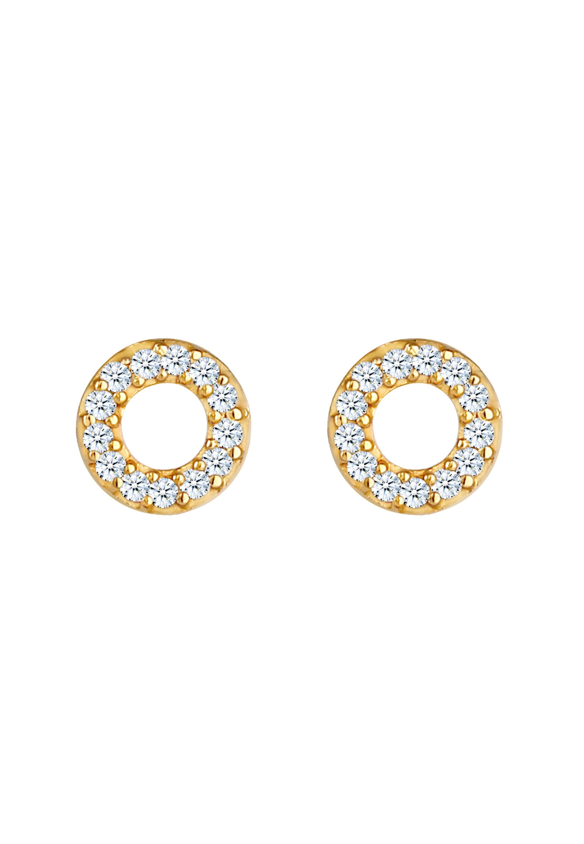 Boucles d'oreilles Elli DIAMONDS en or : devant