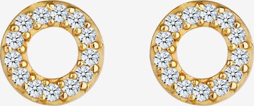 Elli DIAMONDS Ohrringe Kreis in Gold: predná strana