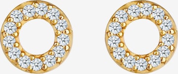 Elli DIAMONDS Ohrringe Kreis in Gold: predná strana