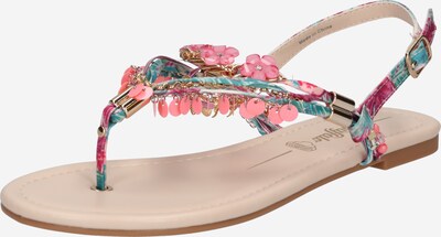Flip-flops BUFFALO pe culori mixte / roz, Vizualizare produs