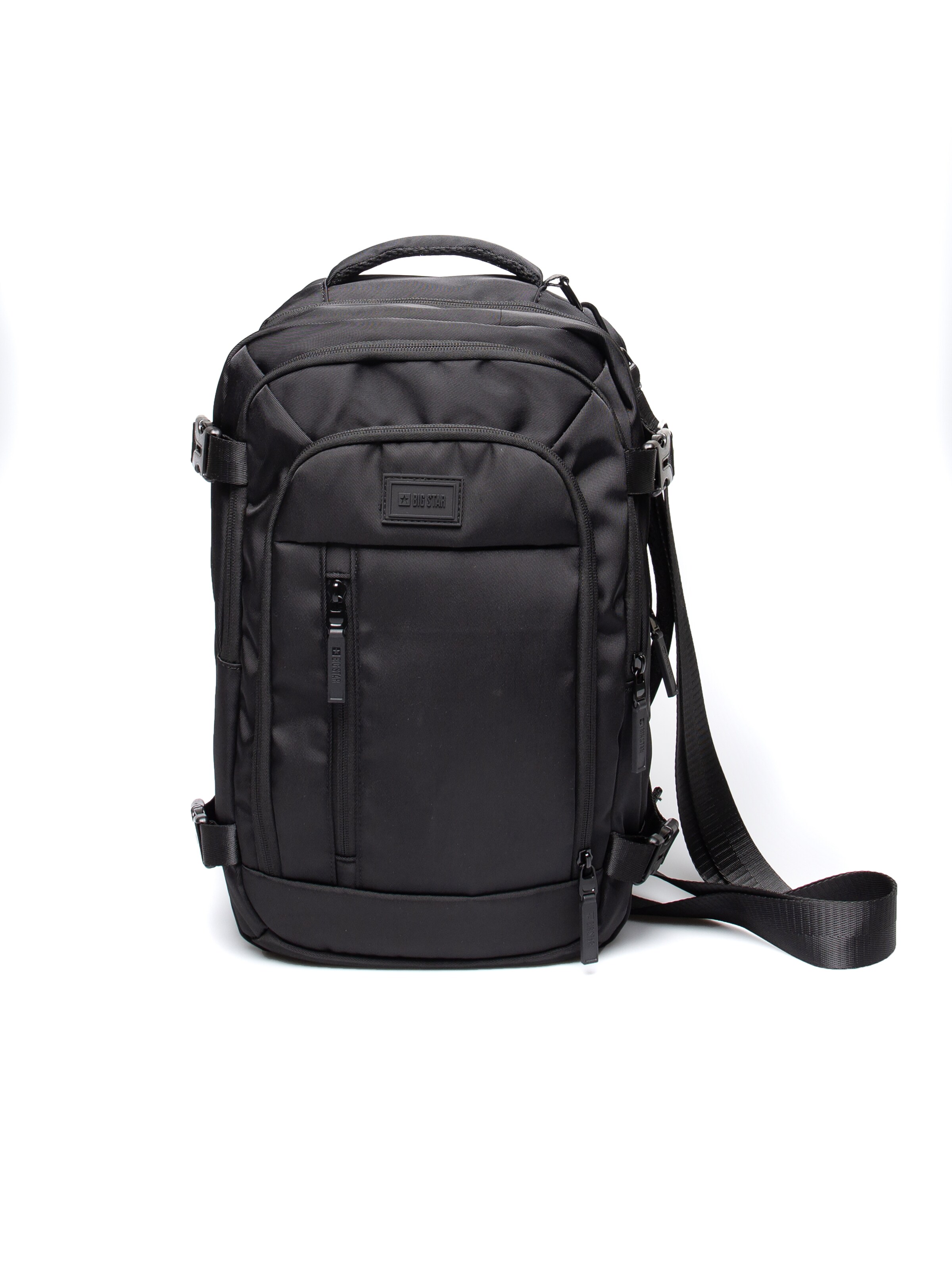 Zaino 'Leonardo' di BIG STAR in nero: frontale