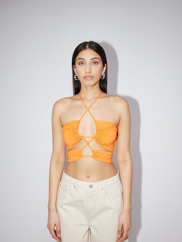 LeGer by Lena Gercke - Top 'Leyli' en naranja: frente