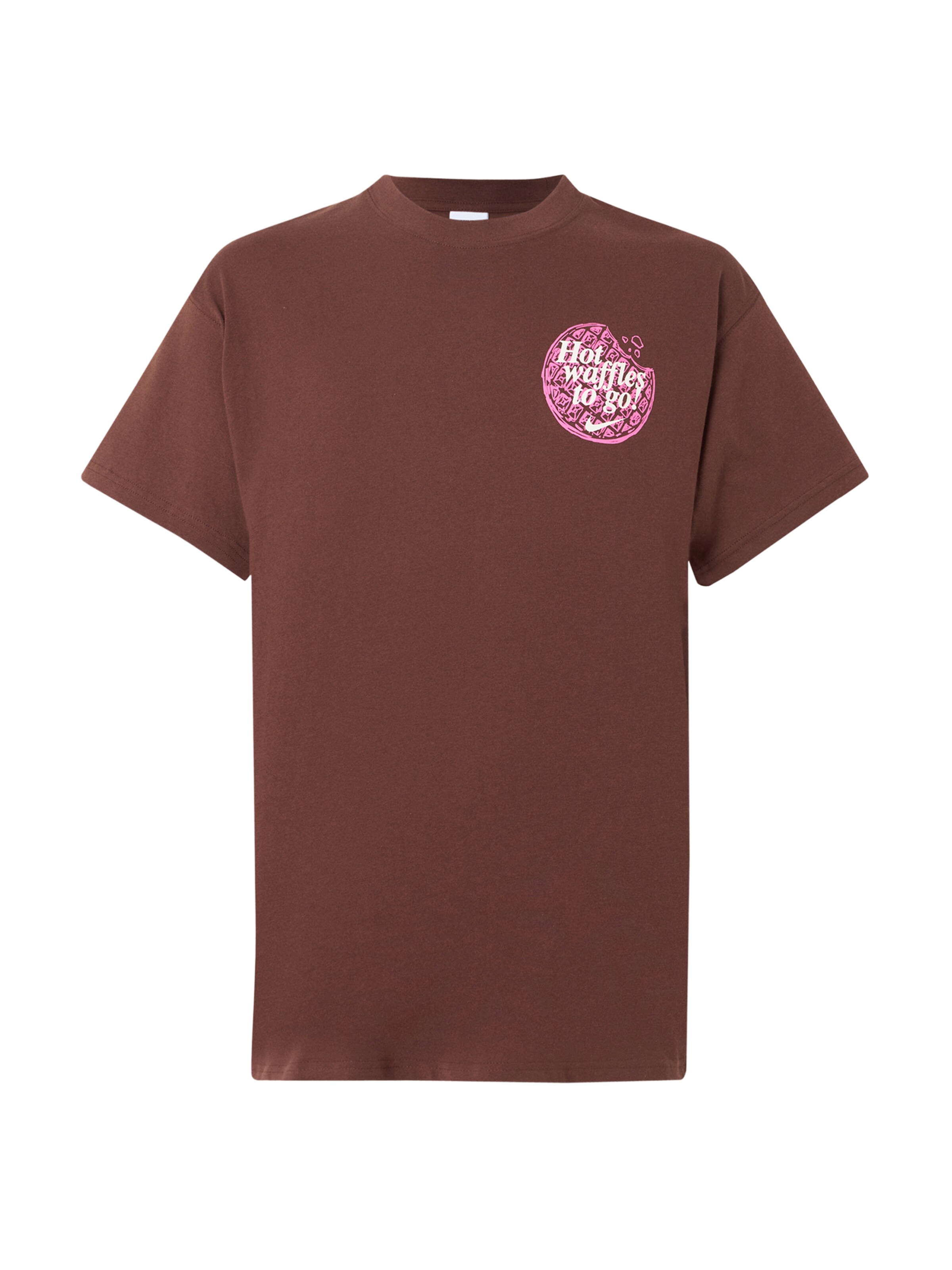 Nike Sportswear Koszulka w kolorze brązowy / różowy pudrowy / białym, Podgląd produktu