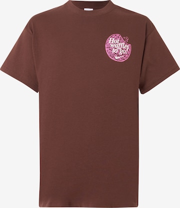 Nike Sportswear Тениска в кафяво: отпред