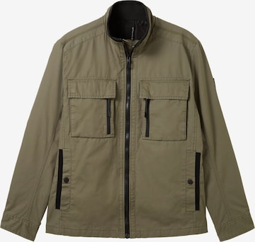 TOM TAILOR Between-Season Jacket in Green: front