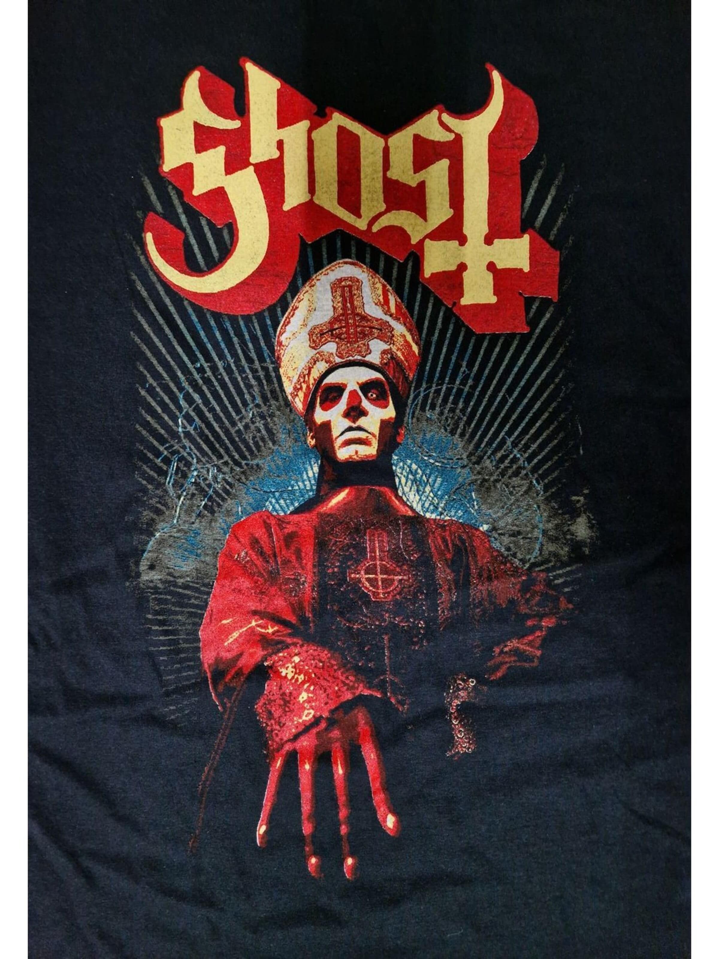 Sweat-shirt 'Ghost Papa Worship  Sweatshirt Sweatshirt' Ghost en noir