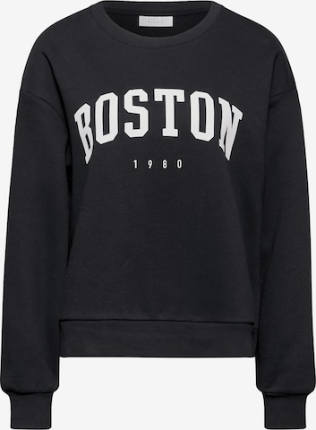 Street One Studio Sweatshirt in Schwarz: Vorderseite