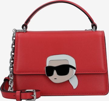 Borsa a mano di Karl Lagerfeld in rosso: frontale