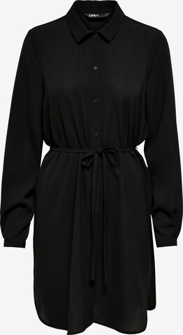 Robe-chemise 'Naya' ONLY en noir : devant