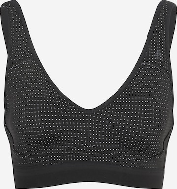 ODLO Triangle Sports Bra in Black: front