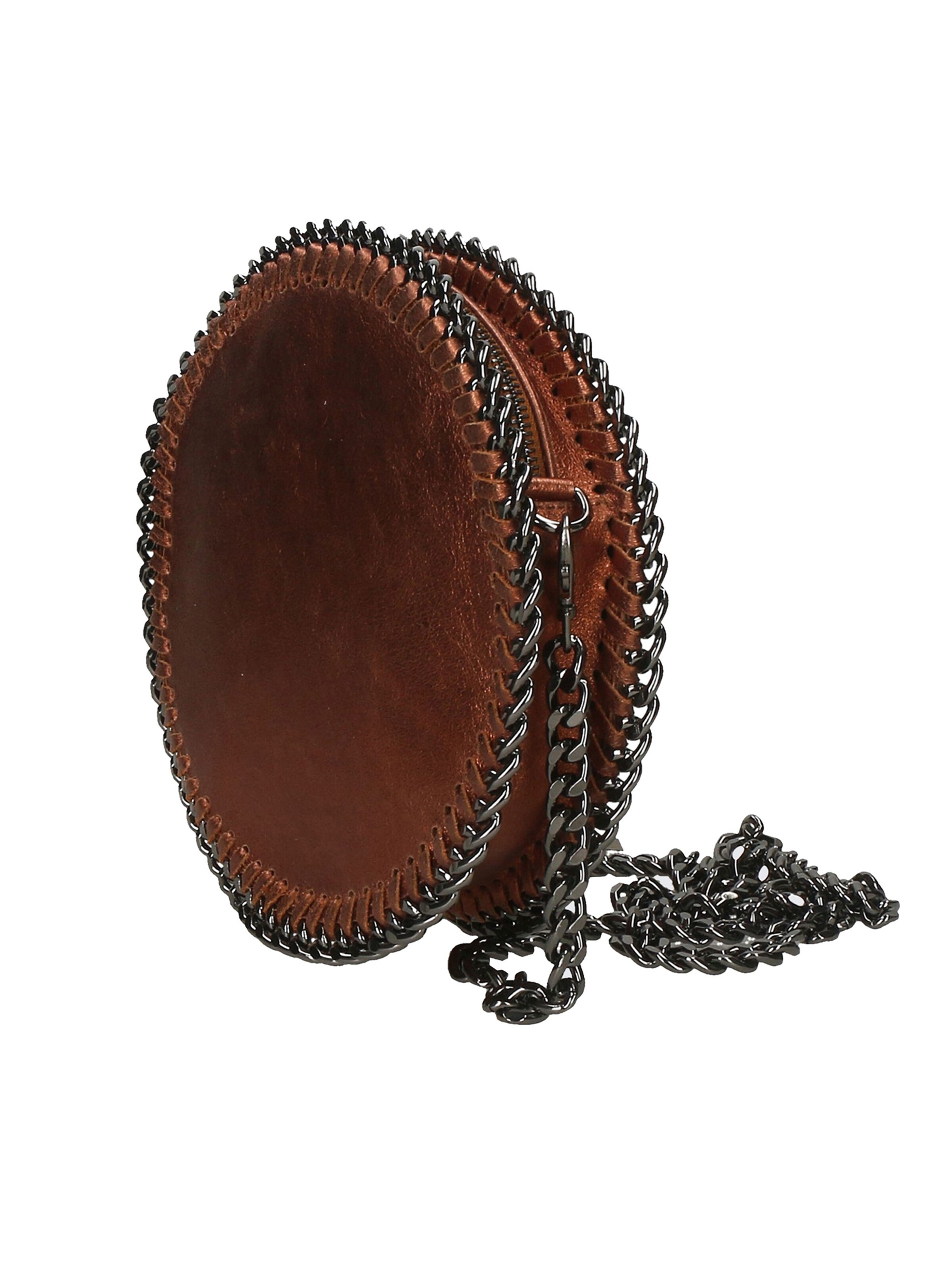 Borsa a spalla di Gave Lux in bronzo: frontale