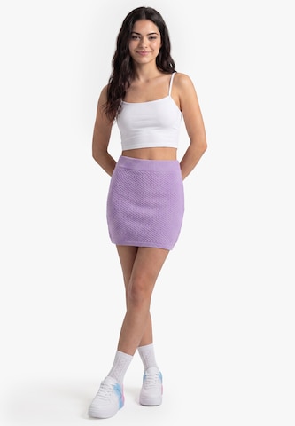 MYMO - Saia 'Young Fashion' em roxo