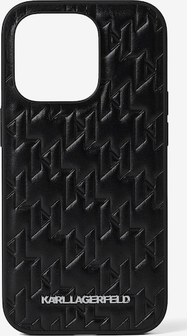 Karl Lagerfeld - Funda para smartphone en negro: frente