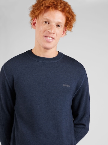 BOSS Pullover 'Astefe' in Blau