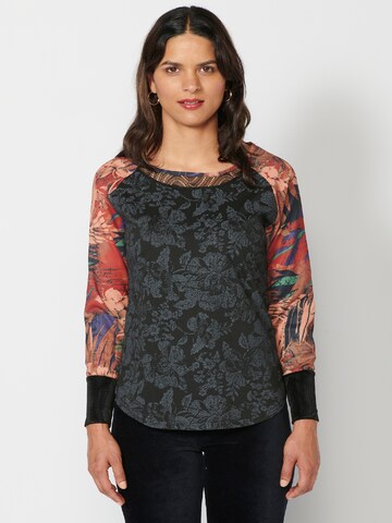 KOROSHI Shirt in Schwarz: Vorderseite