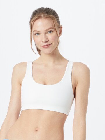 Bustino Reggiseno sportivo 'ALATE ALL U' di NIKE in bianco: frontale