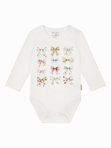 Hust & Claire Strampler/Body 'Langarmbody „HCBritt Bow“ von Hust & Claire'‌‌‌‌‌‌‌‌ in Beige: Vorderseite