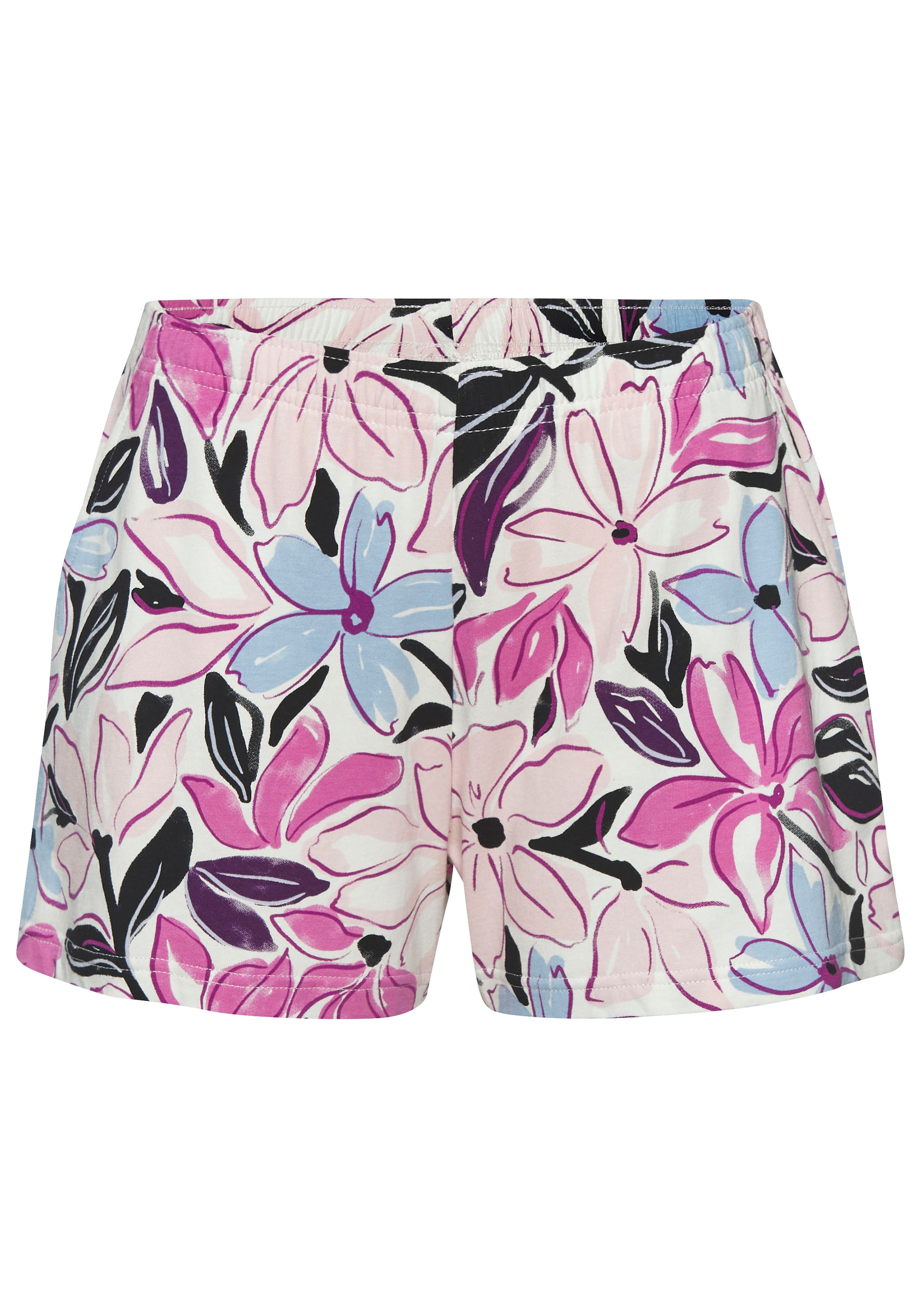 LASCANA Шорты в Ярко-розовый