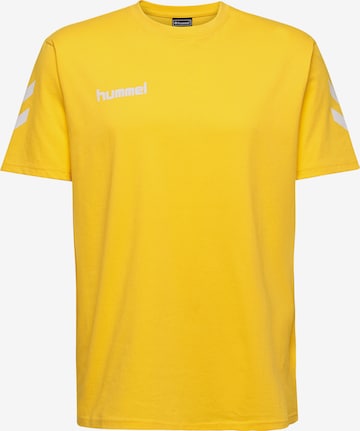 Hummel Shirt in Geel: voorkant