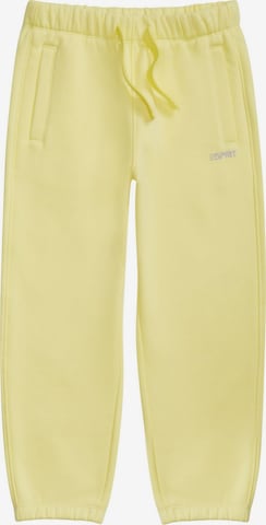 Pantalon ESPRIT en jaune : devant