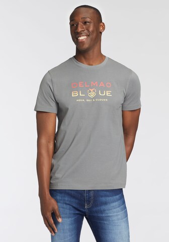 DELMAO Shirt in Grey: front