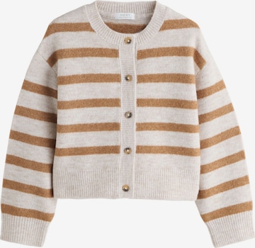 Next Neuletakki värissä beige: etupuoli