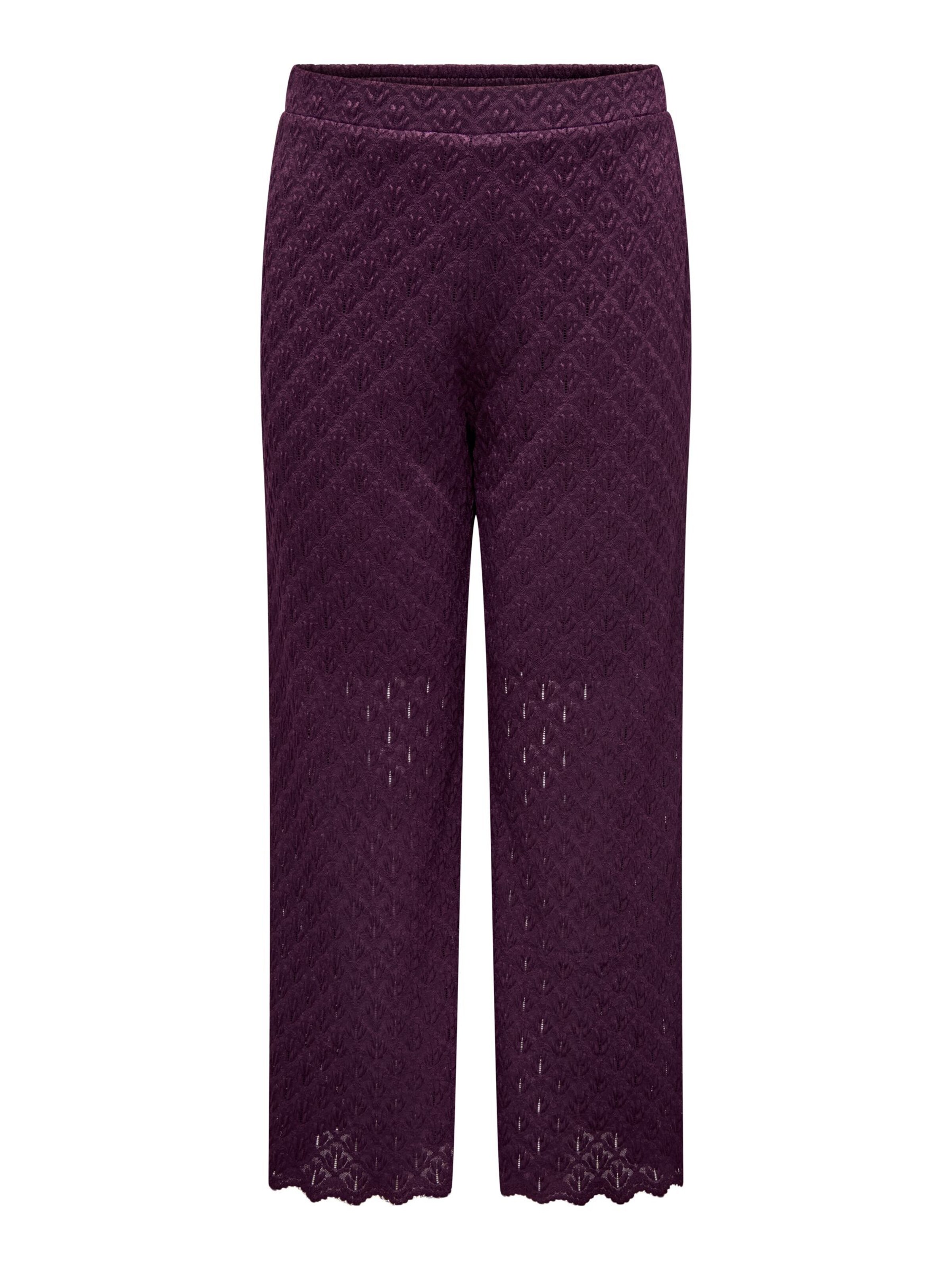 ONLY Carmakoma - Pierna ancha Pantalón 'CARAubrey' en lila: frente