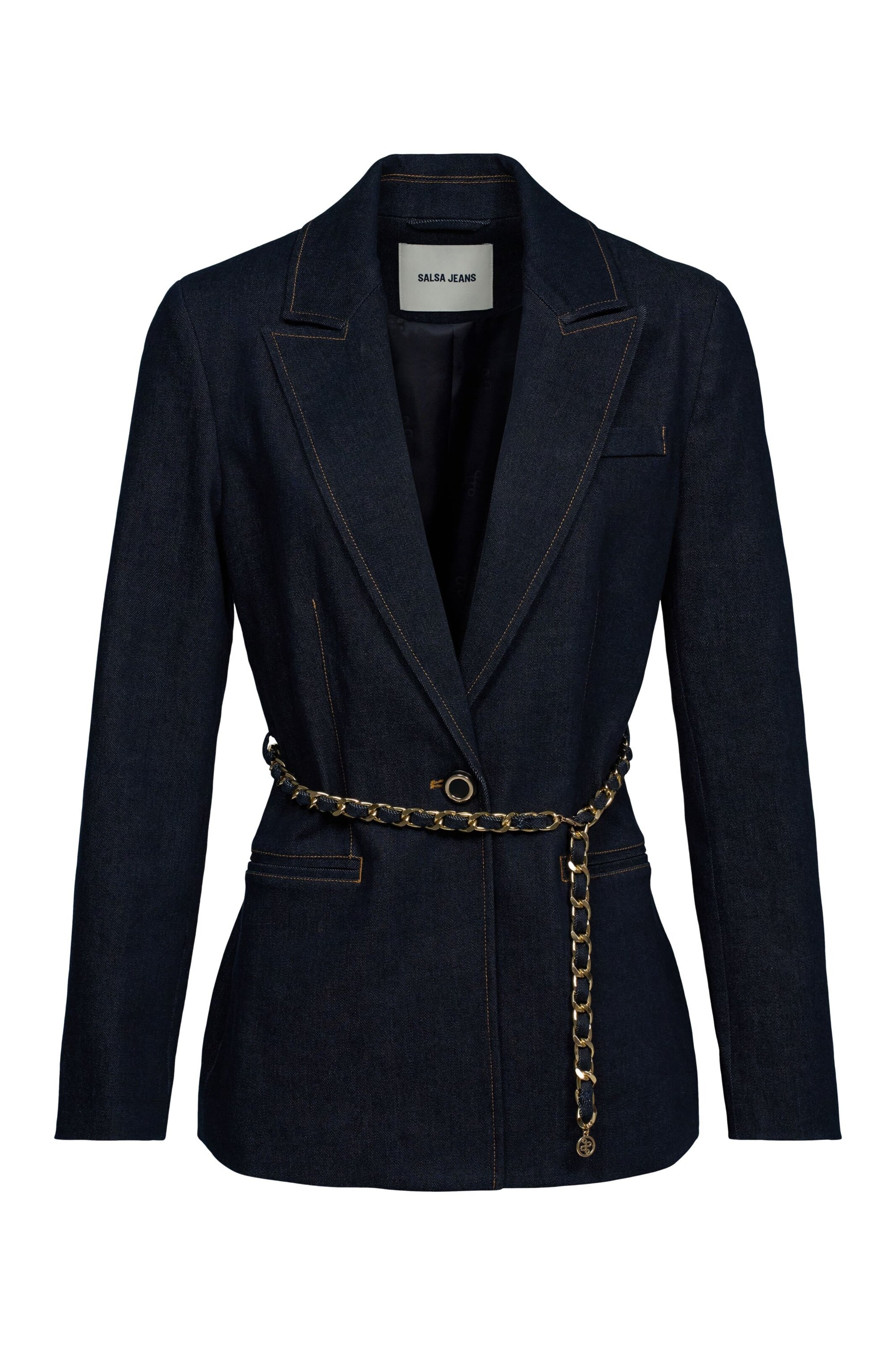 Salsa Jeans Blazers in Blauw: voorkant