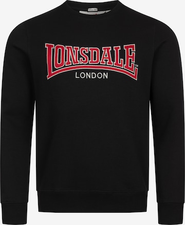 juoda LONSDALE Megztinis be užsegimo 'Berger LP181': priekis
