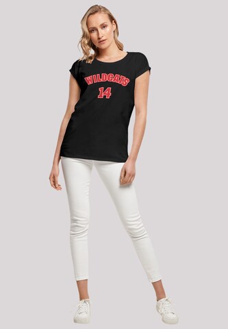 F4NT4STIC Shirt 'Disney High School Musical Wildcats 14' in Black