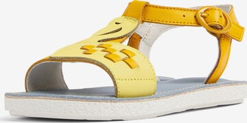 Sandalo di CAMPER in giallo: frontale