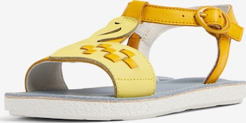 Sandalo di CAMPER in giallo: frontale